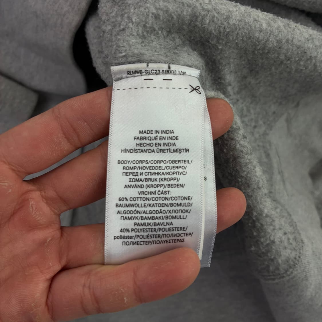 Polo  폴로 랄프로렌 Qr신형 그레이 맨투맨 상품이미지3