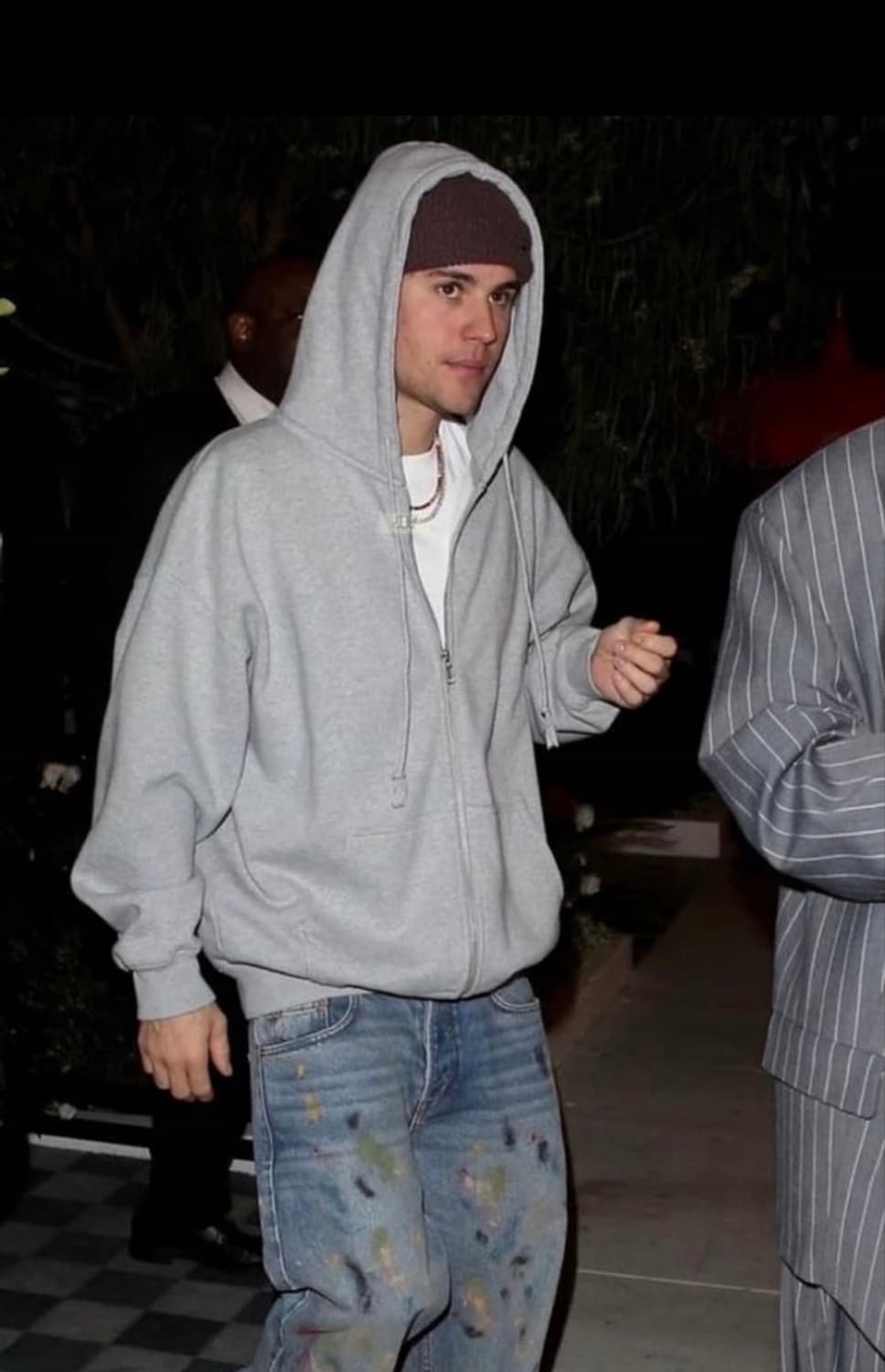 90s usa 러셀 후드집업 그레이 L 상품이미지1