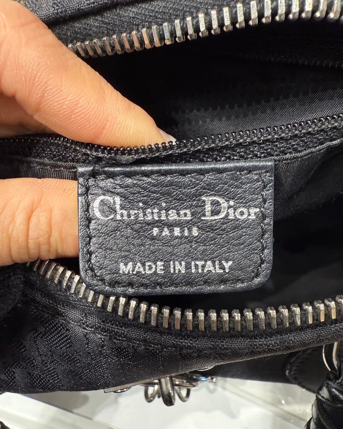크리스찬 디올 블랙 트로터 미니 보스턴백  상품이미지9