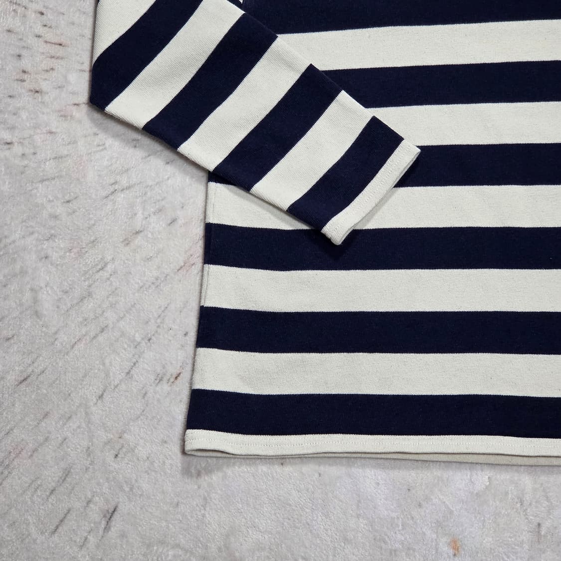 세인트 제임스 보트넥 스트라이프 8부 티셔츠 상품이미지6