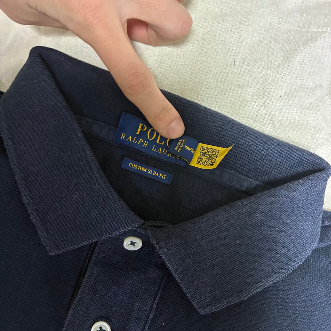 QR 정품 멀티포니 반팔 카라티 L 상품이미지3