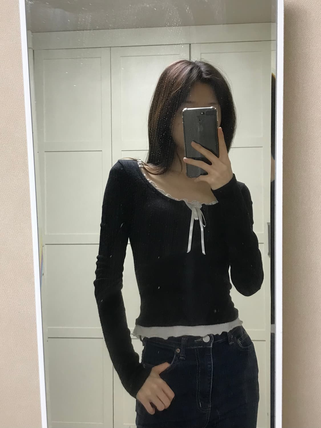 레이스 긴팔티 상품이미지2