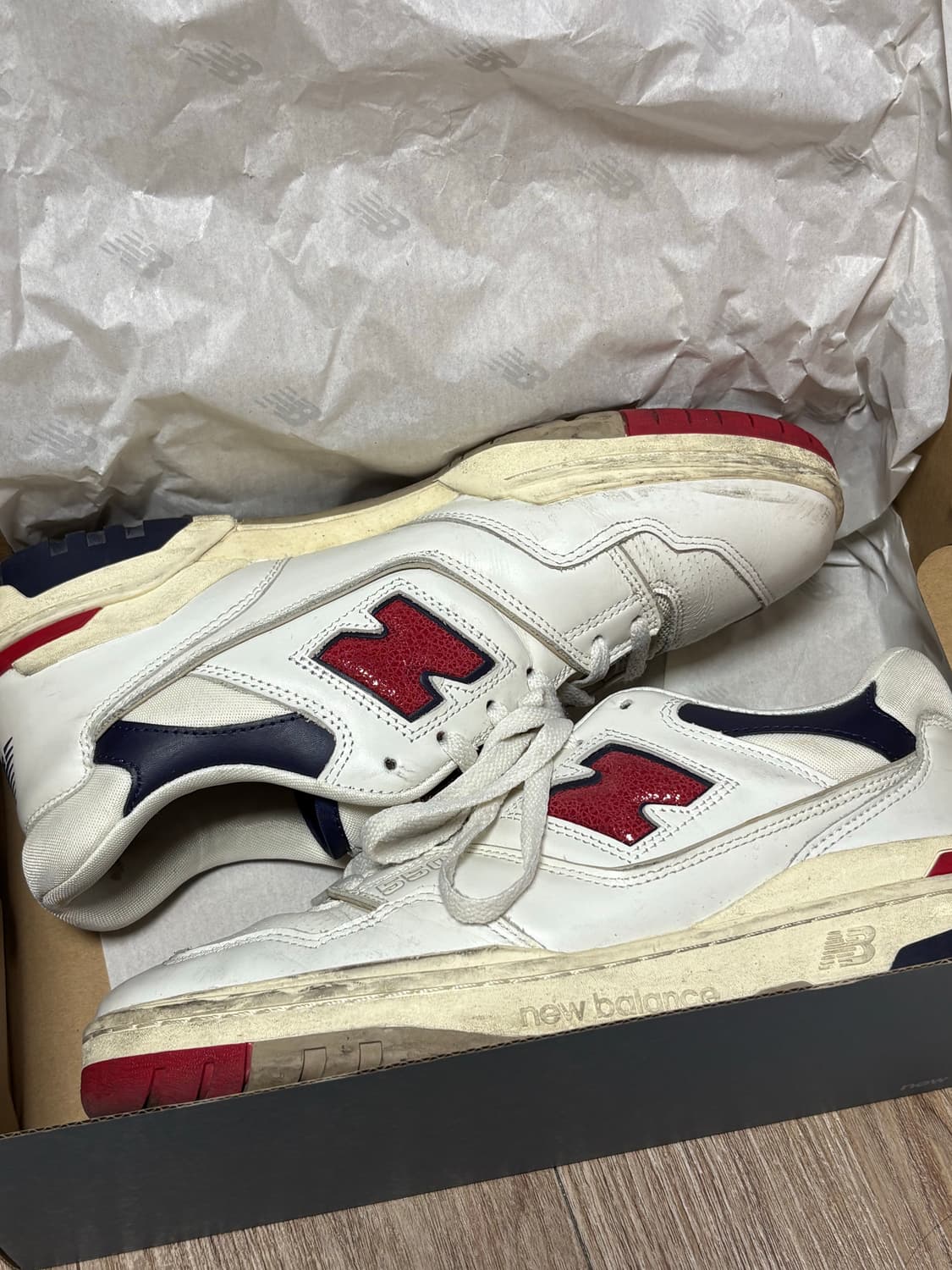 뉴발란스 x 에메 레온 도르 550 네이비 레드 (285) 상품이미지1