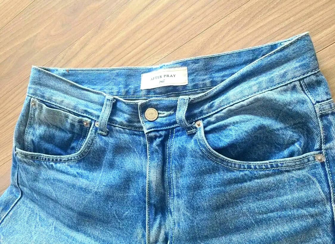 [S]애프터 프레이 슬래시 썬더 워시드 데님 진스 상품이미지6