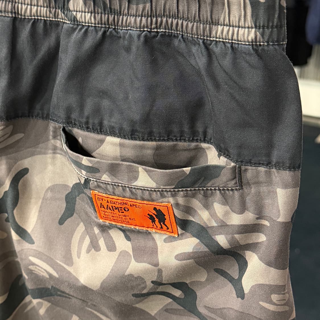 [S] AAPE UNVS 카모 반바지 상품이미지4