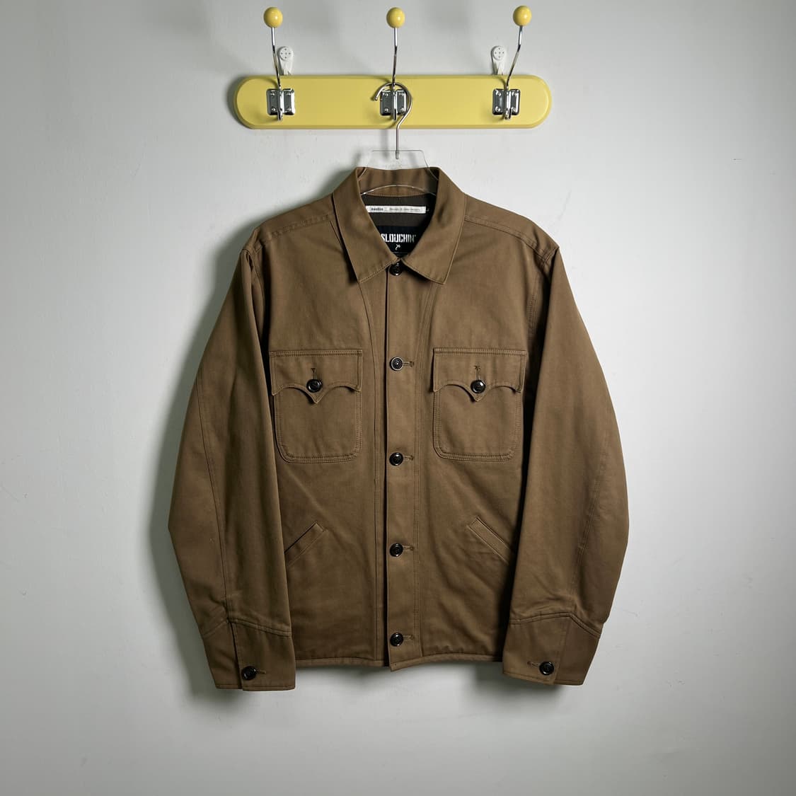VTG 빈티지 브라운 코튼 워크 자켓 L 상품이미지1