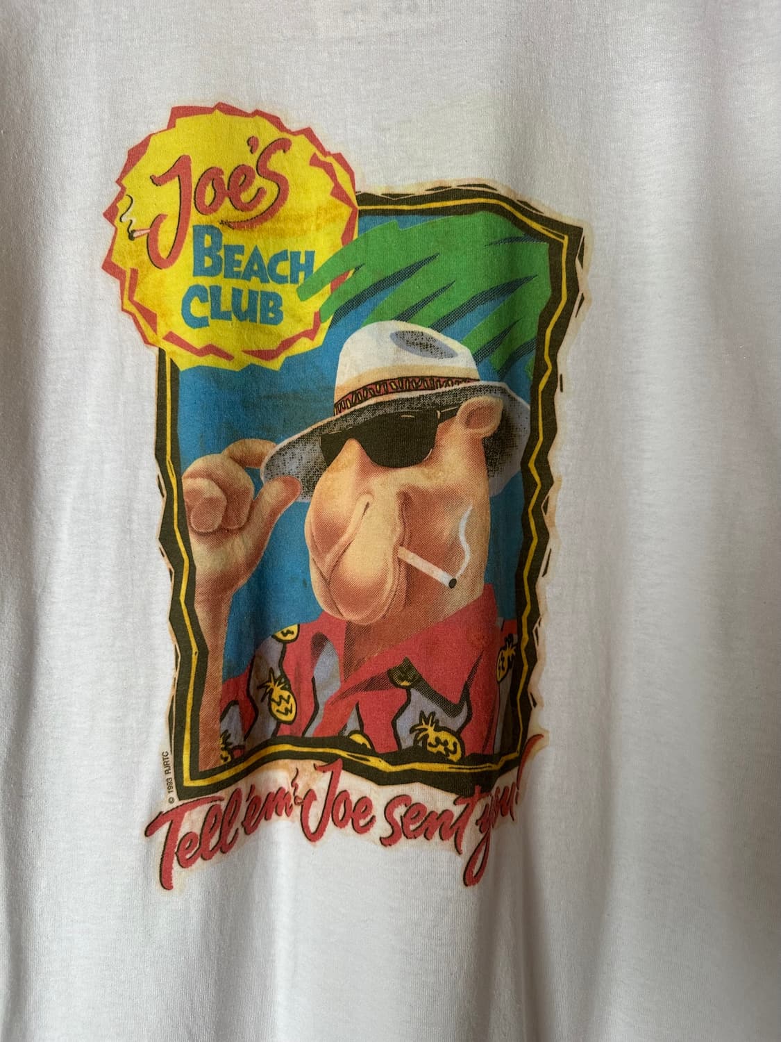90s USA 빈티지 카멜 티셔츠 상품이미지3