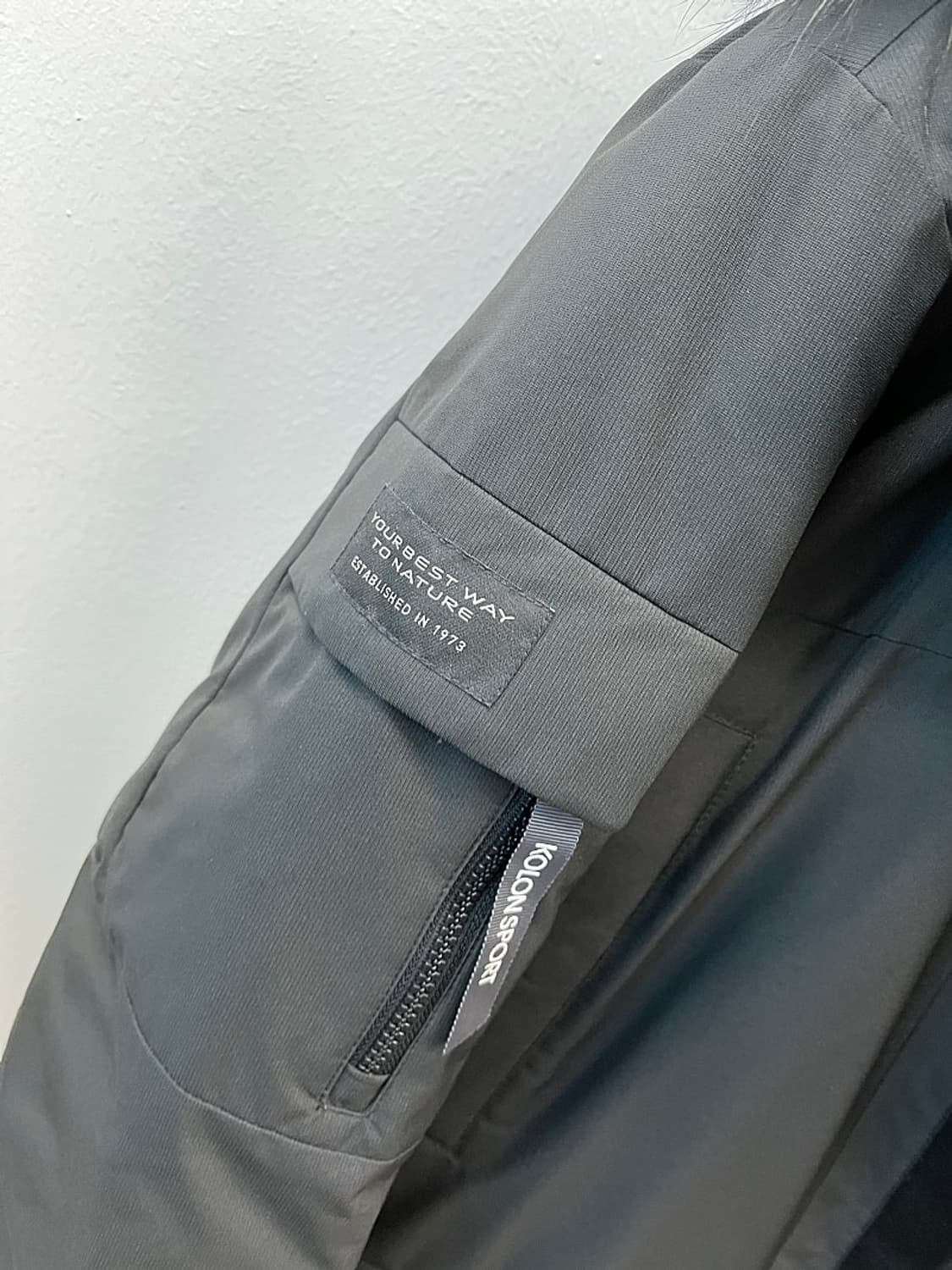 105-110) 코오롱 블랙퍼 구스패딩  상품이미지7