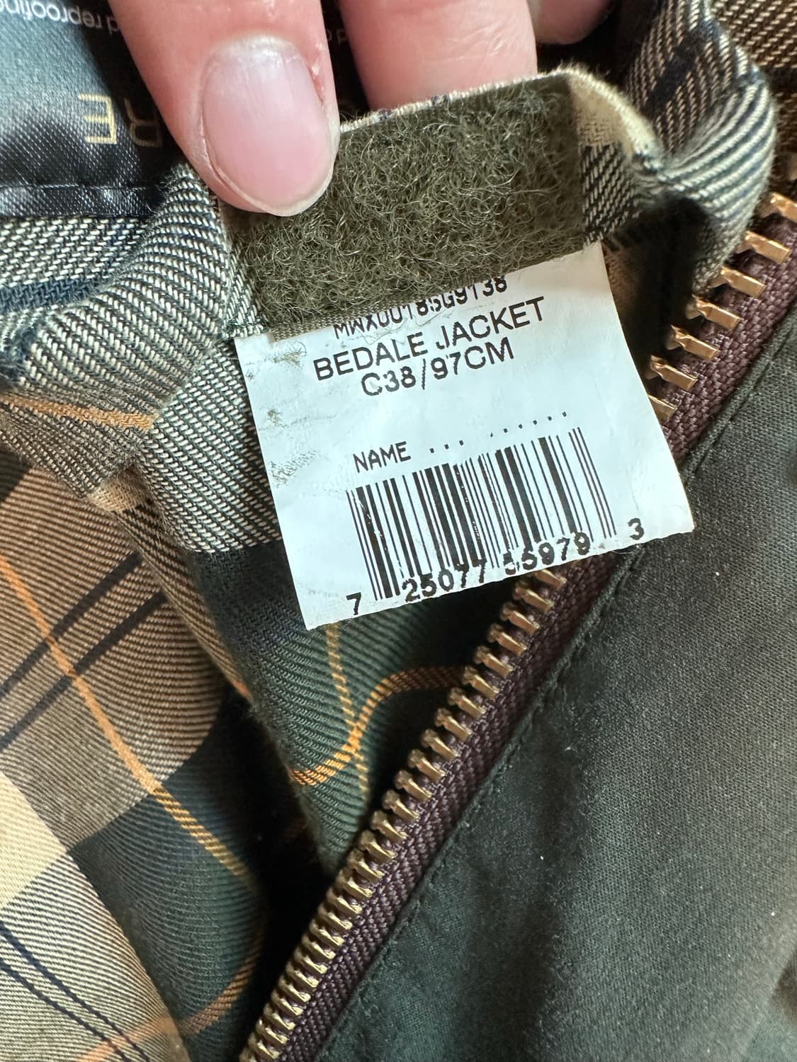 바버 비데일 38사이즈 상품이미지4