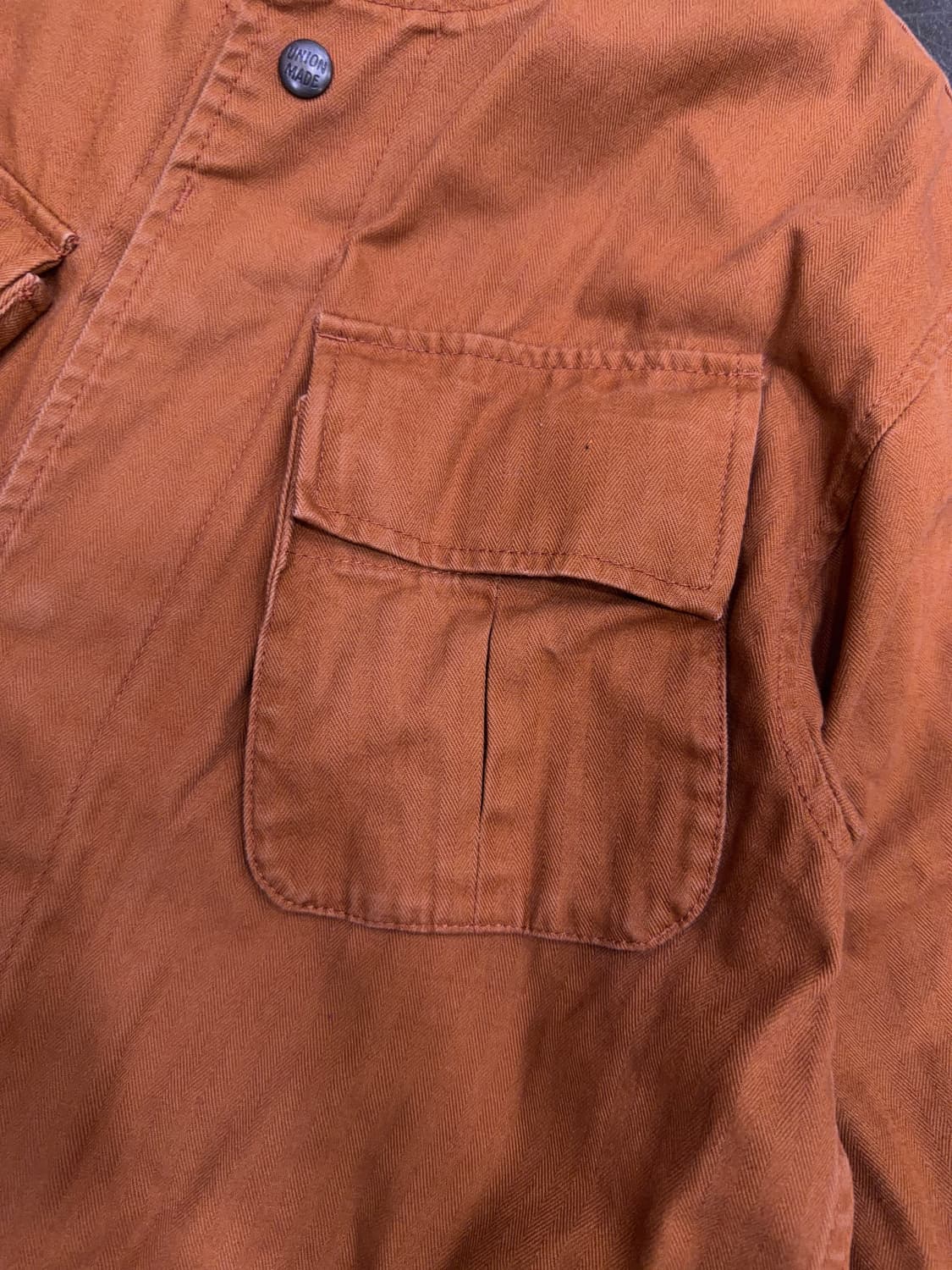 유니폼브릿지 정글 퍼티그 자켓 오렌지 M 상품이미지6