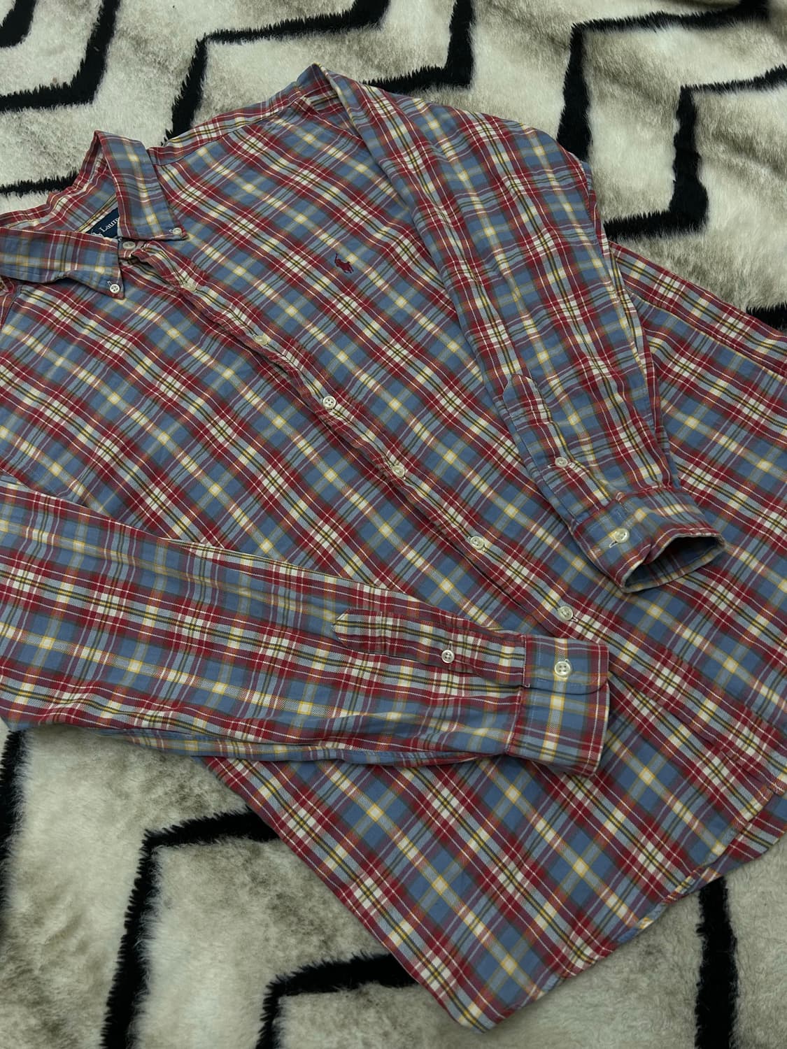 [L]폴로랄프로렌 90s 체크 코튼 셔츠 상품이미지2