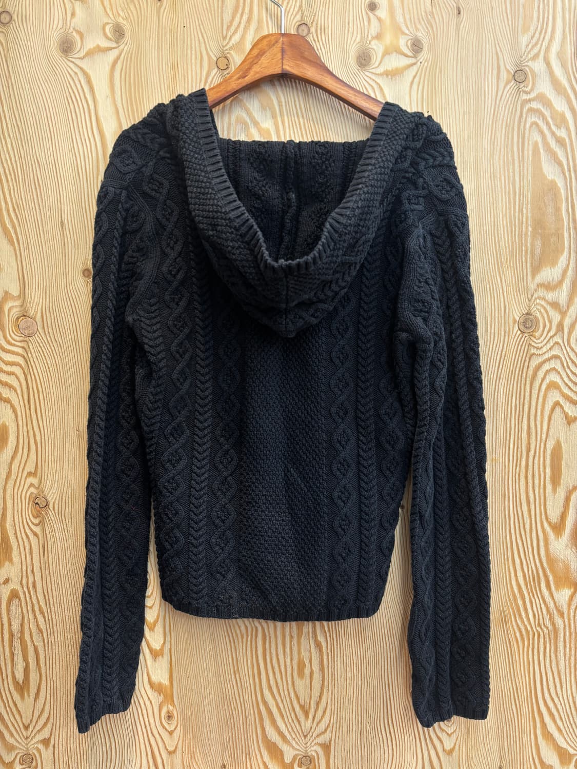 폴로 랄프로렌 진스 브이넥 케이블 니트 후드 상품이미지4