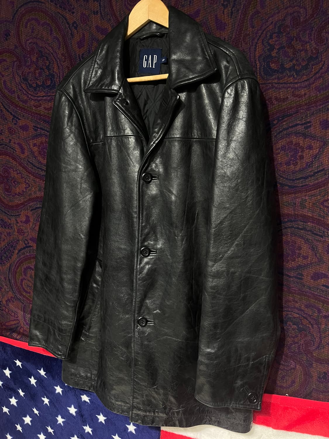 올드 갭 가죽 카코트 상품이미지2