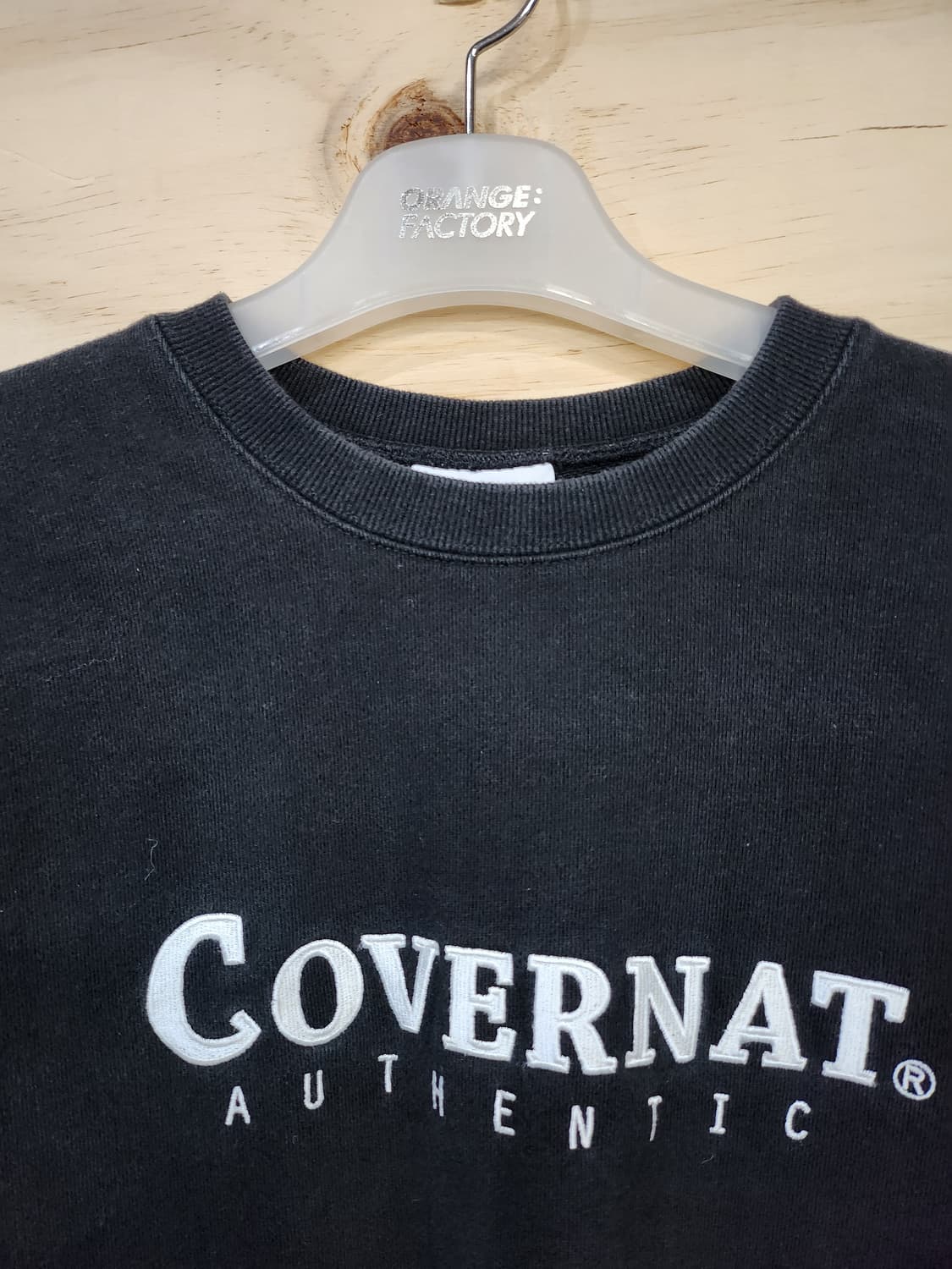 1031) 커버낫 로고 맨투맨 티셔츠 상품이미지3