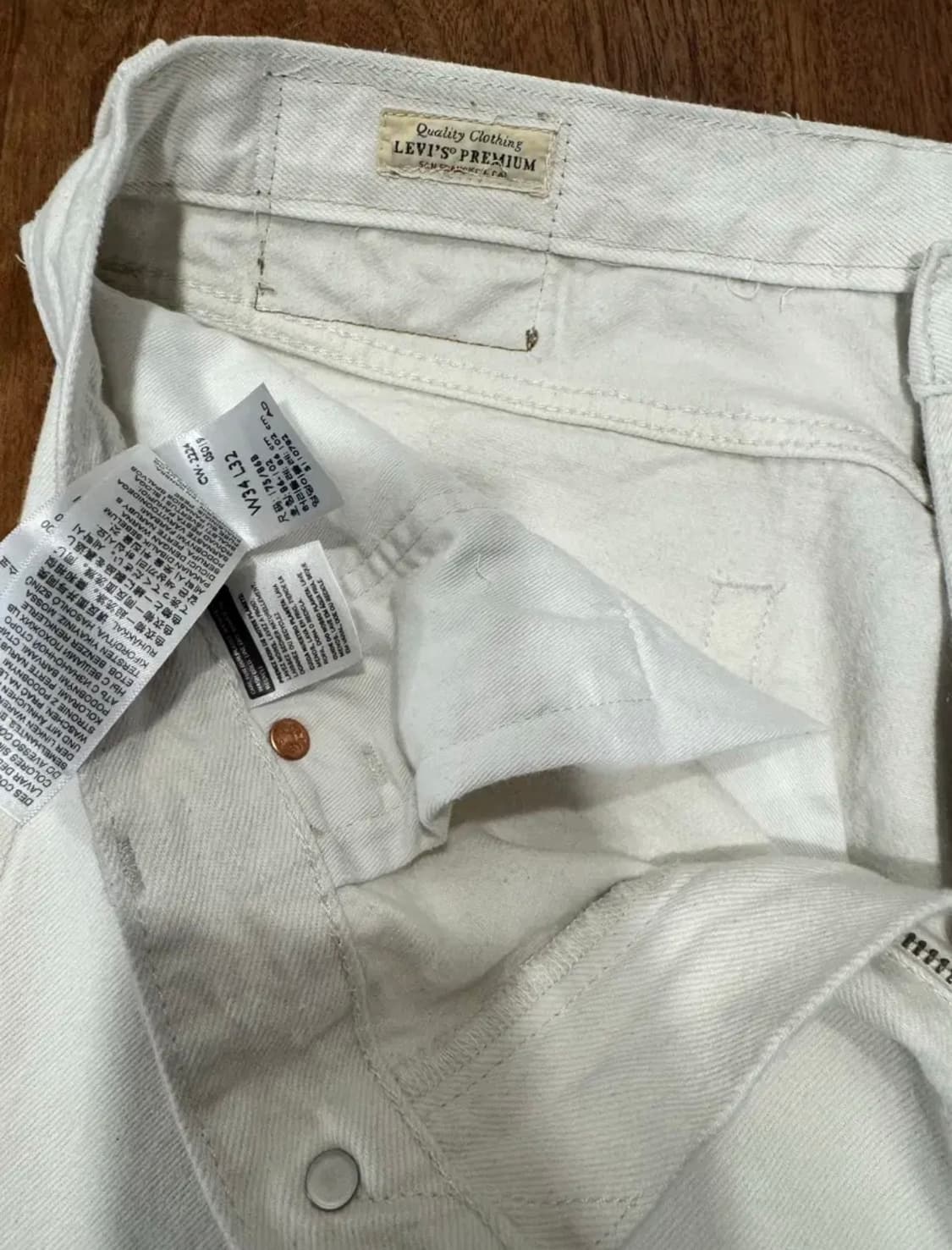 리바이스 568 에크루 데님  상품이미지4