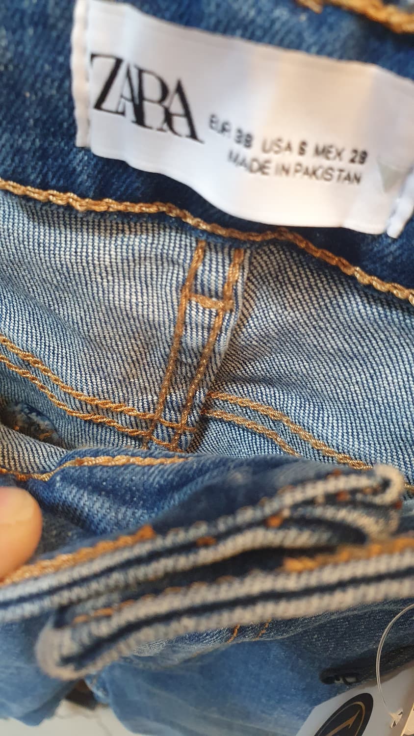 자라 부츠컷 청바지 38  택채새옷 상품이미지6