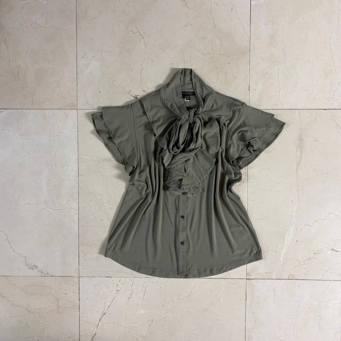 Lauren Ralph Lauren Ruffle Blouse 상품이미지6