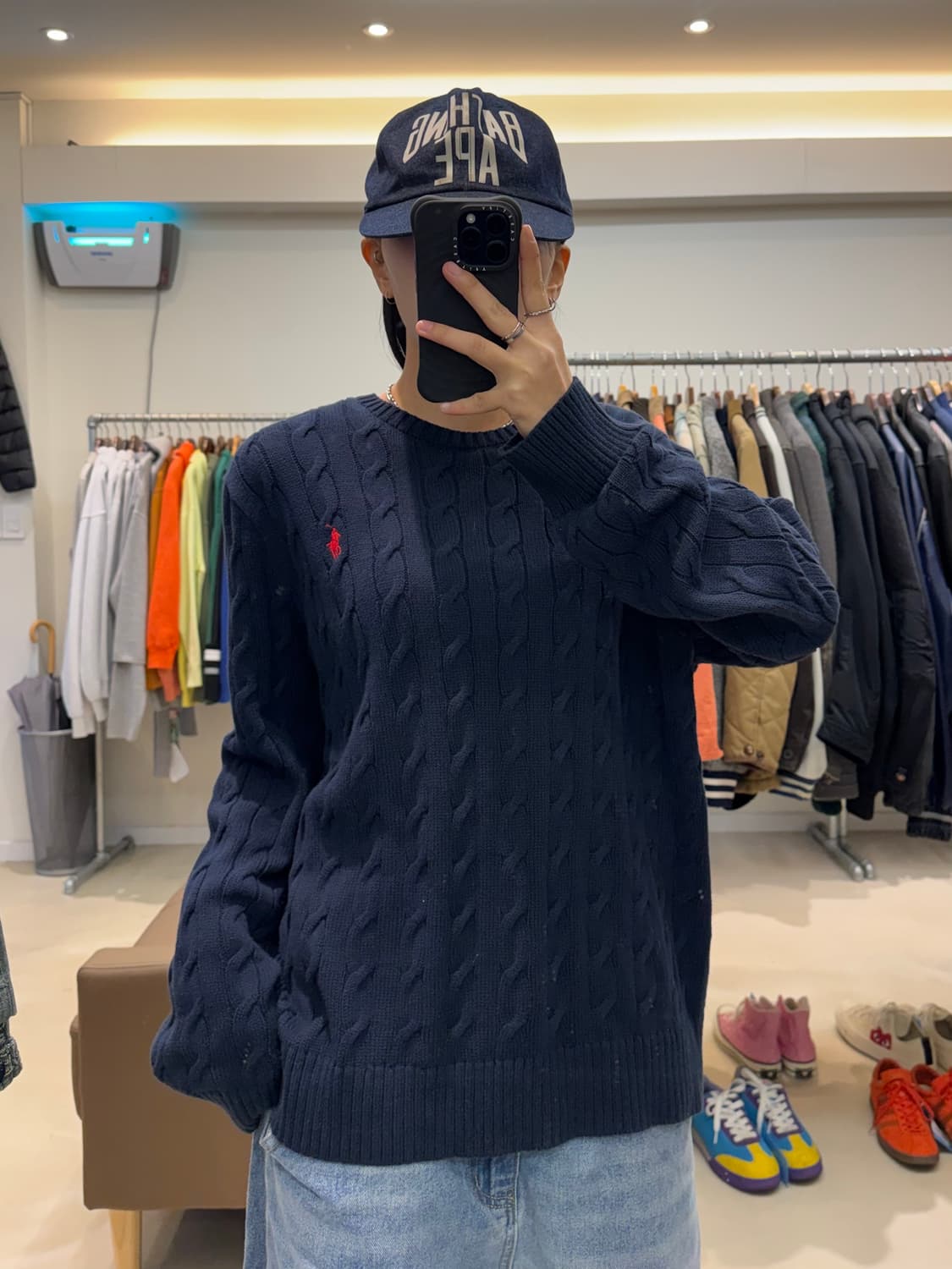 폴로 랄프로렌 꽈배기 니트 상품이미지5