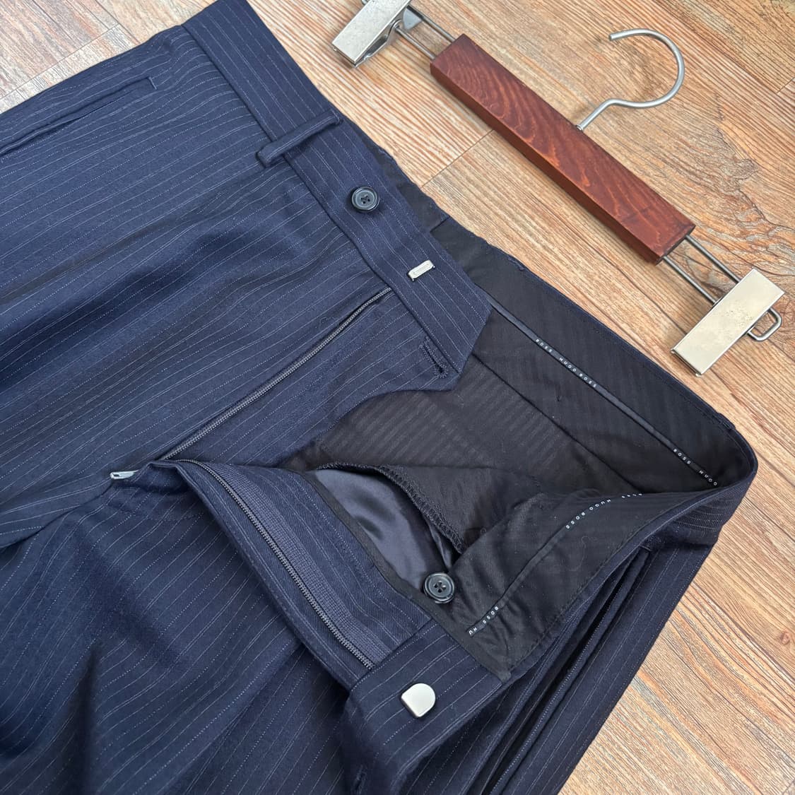 BOSS 휴고보스 정장 세트 수트 48 다크네이비 FW 수입 정품 상품이미지6