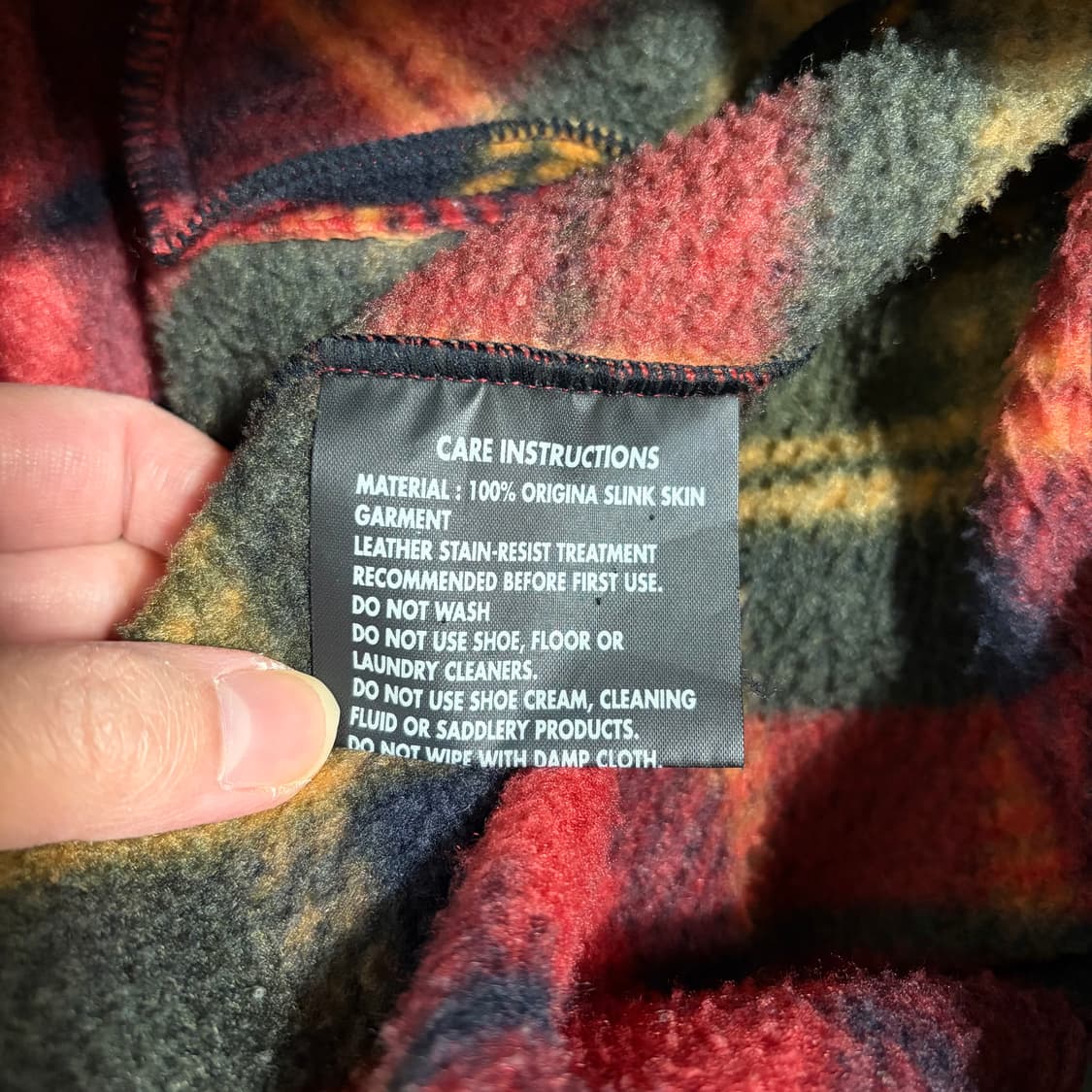 뉴질랜드 N2 램스킨 플리스 플란넬 자켓(XL) 상품이미지7