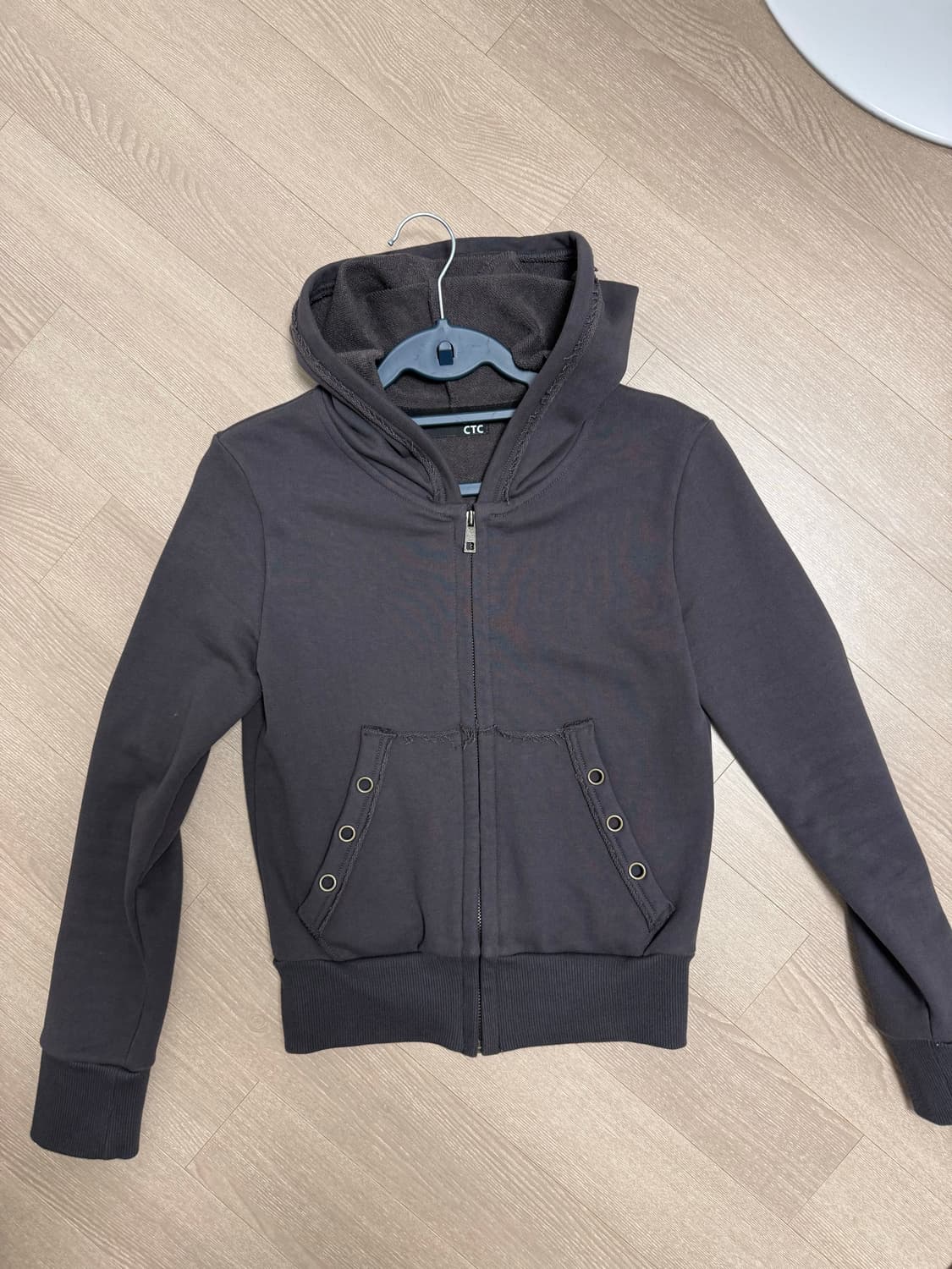 ctc 후드집업 챠콜 상품이미지2