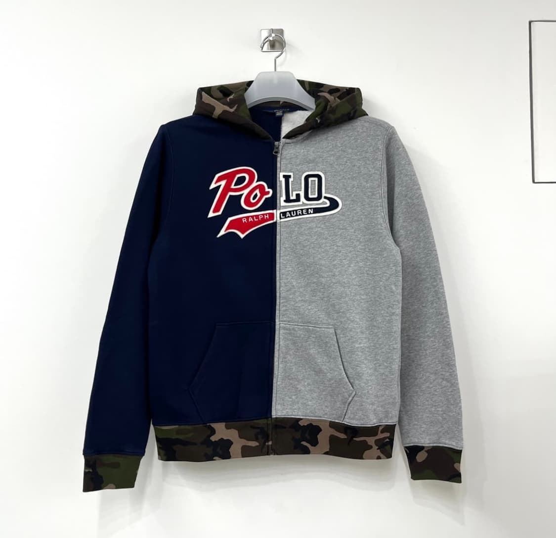 폴로 랄프로렌 빈티지 밀리터리 빅로고 후드집업 y2k 상품이미지1