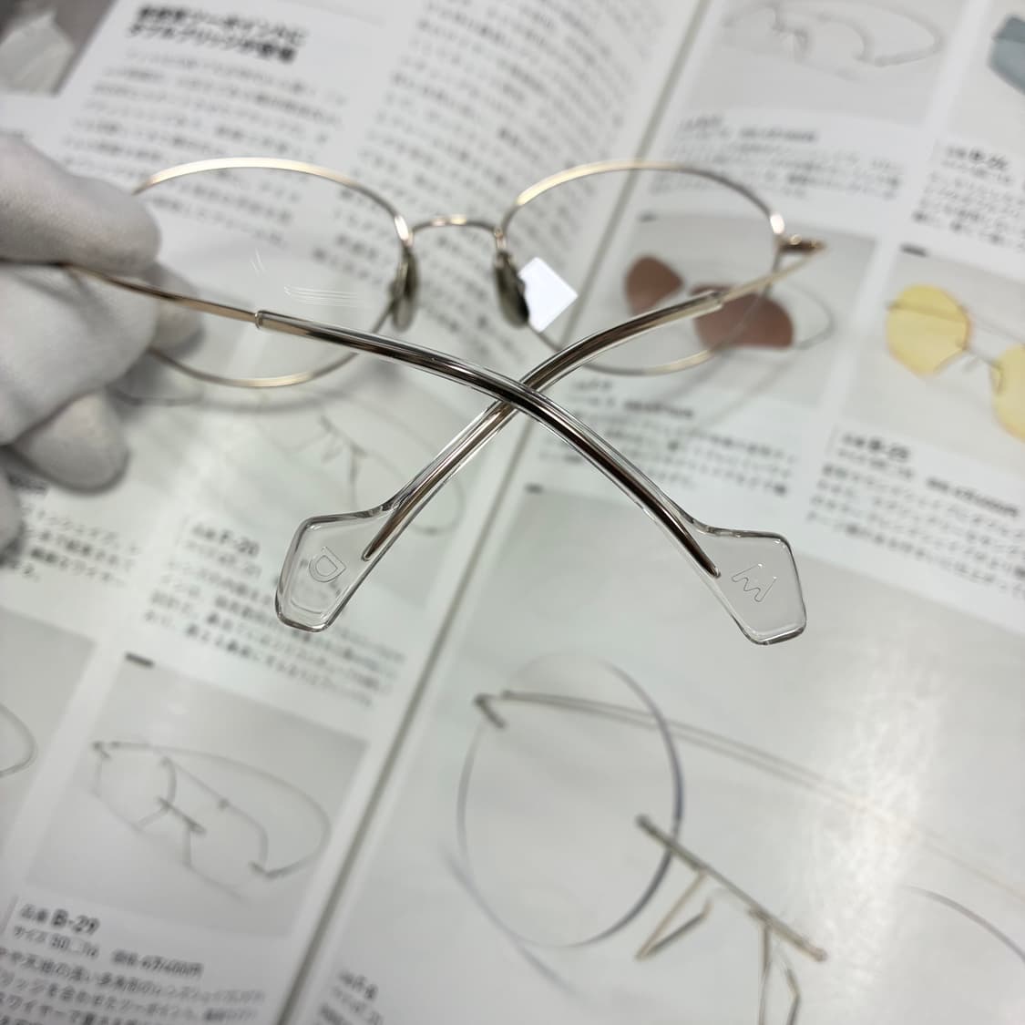 MICEDRAW TOKYO 마이스드로우 도쿄 티타늄 골드 일본 안경 상품이미지7