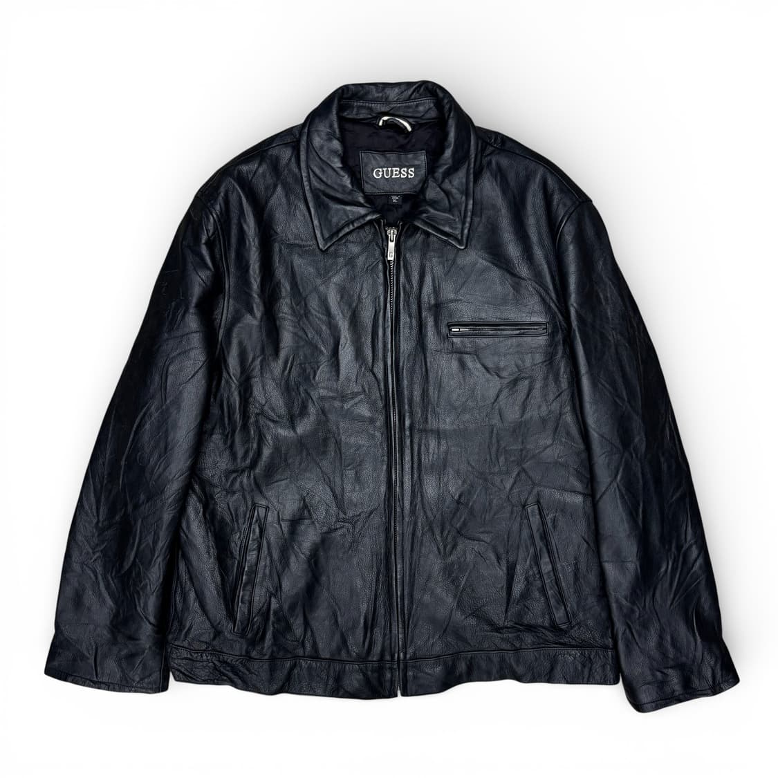 90's 게스 레더 자켓90's 게스 레더 자켓 상품이미지1