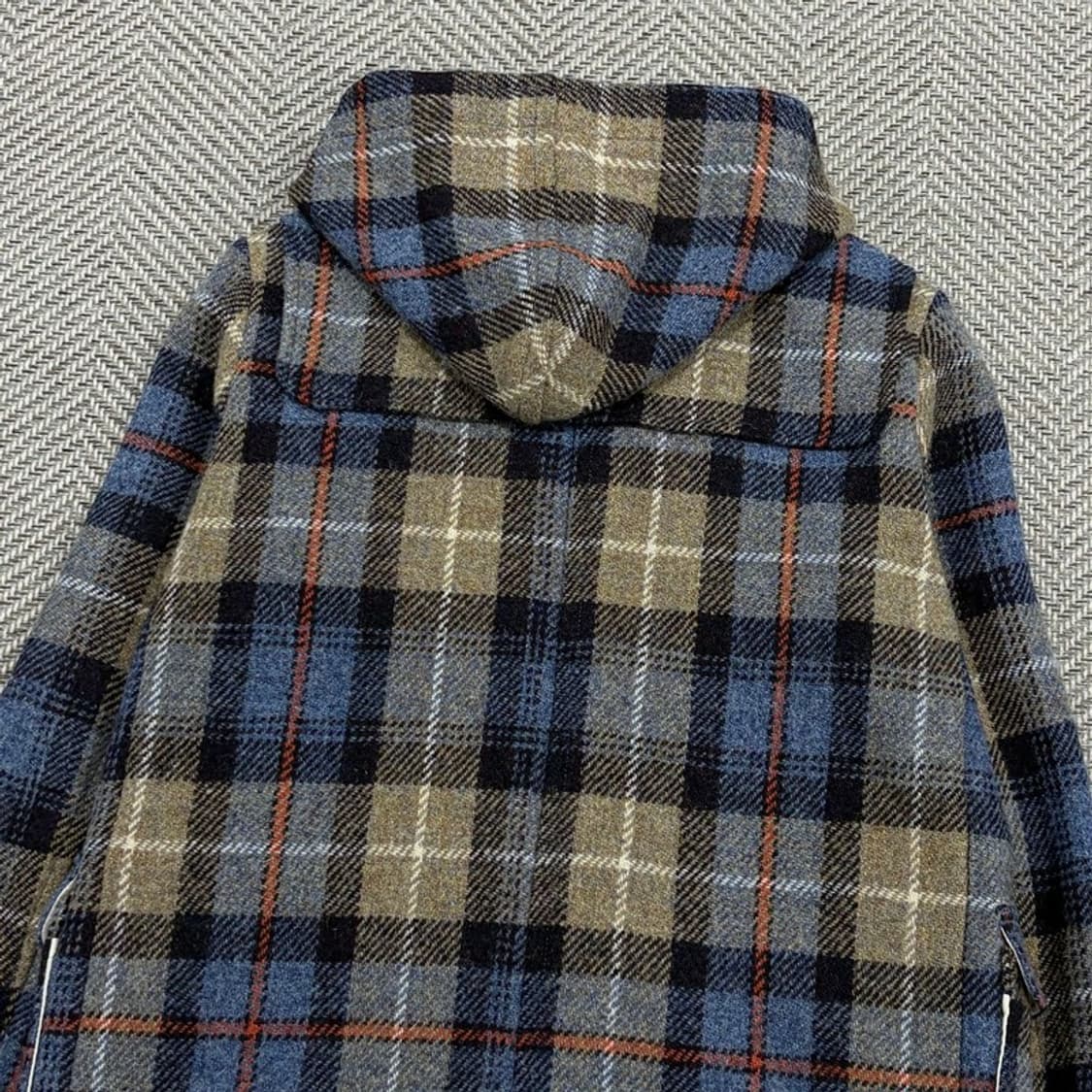 해리스트위드 체크 더플 자켓 v3087 상품이미지4