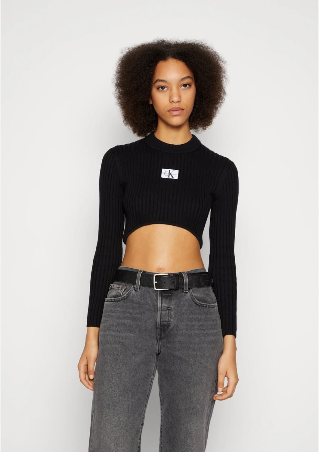 캘빈클라인 크롭 니트 상품이미지2
