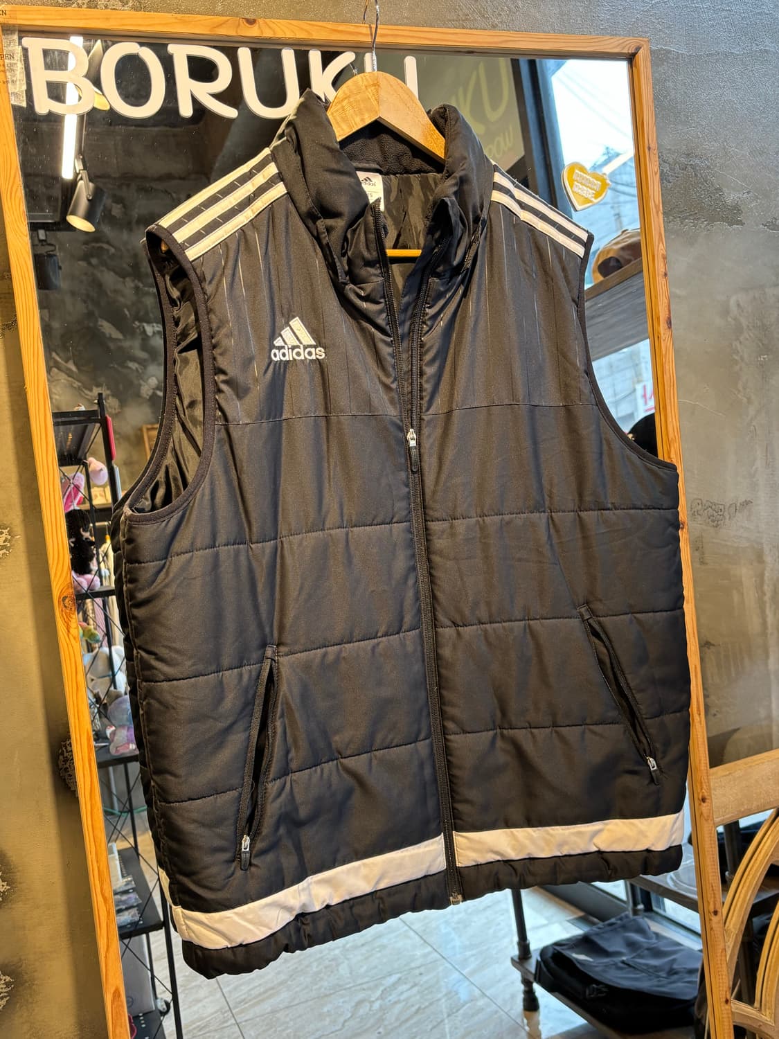 아디다스 블랙 패딩조끼 2XL 상품이미지1