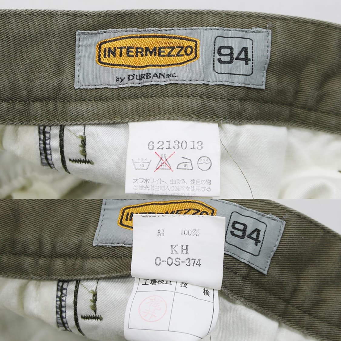 (착용컷) INTERMEZZO 클래식 치노 팬츠 (남성용 34) 상품이미지6