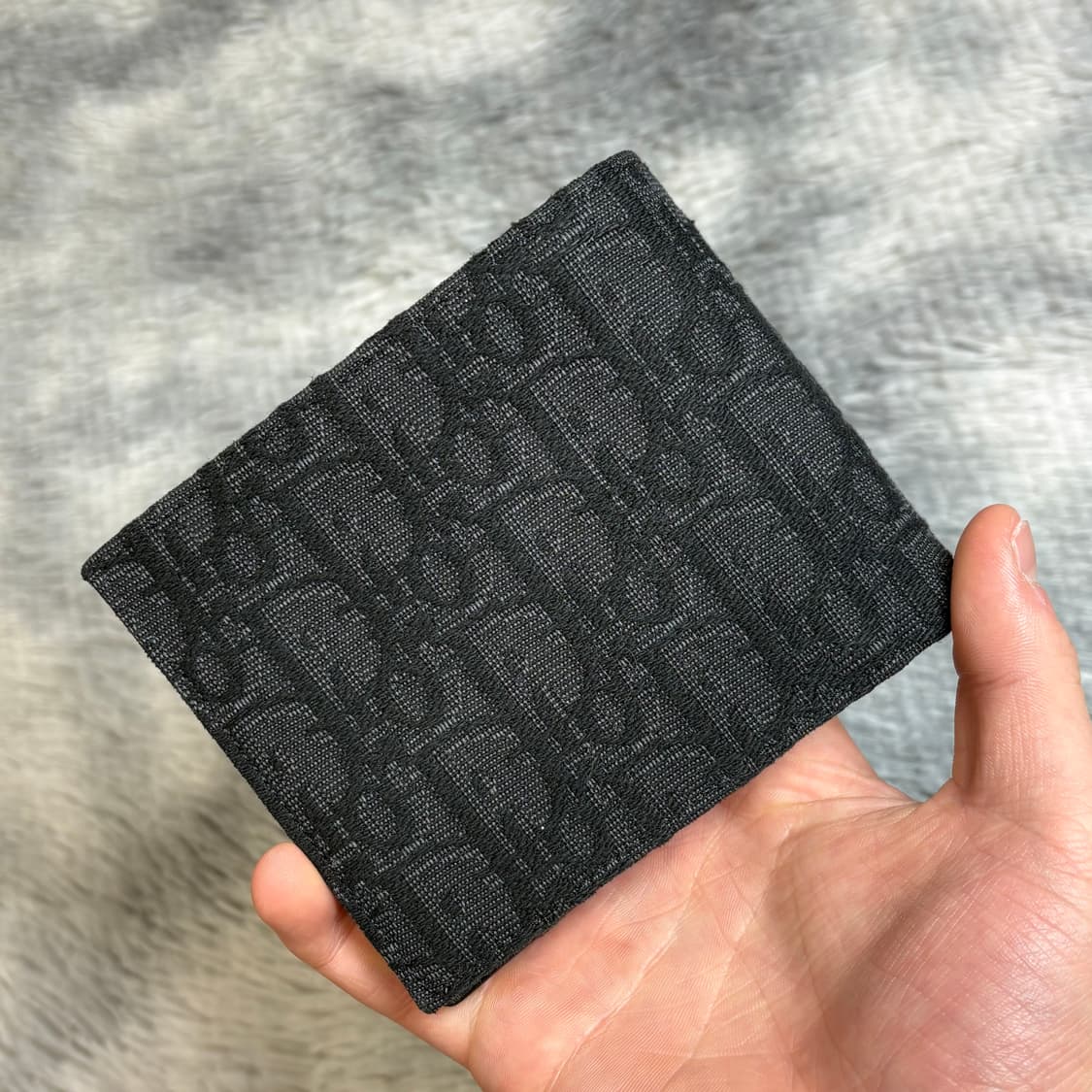 디올 오블리크 반지갑 블랙 상품이미지2