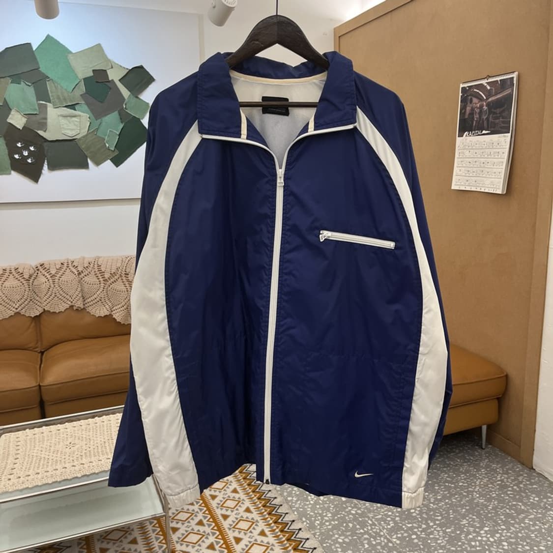 나이키 올드스쿨 빈티지 레트로 오버핏 바람막이 자켓 XL C10740 상품이미지3