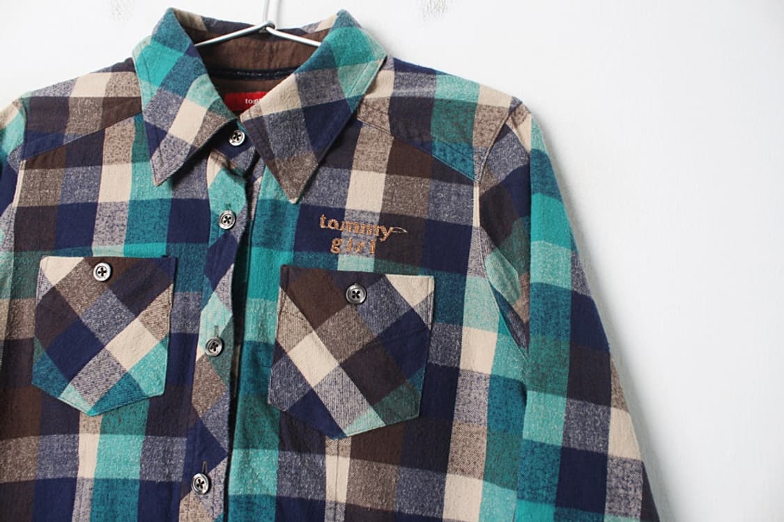 타미힐피거 우먼 체크셔츠 상품이미지4