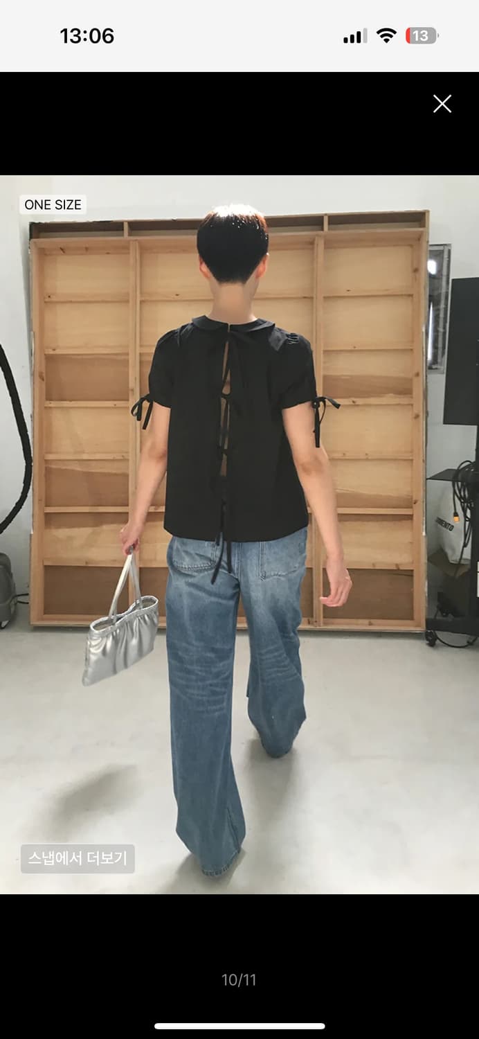 파르티멘토 반팔 블라우스 상품이미지5