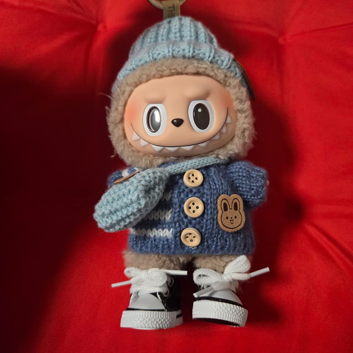 정품)팝마트 라부부 마카롱 시리즈(캐러멜사탕키링) 상품이미지2