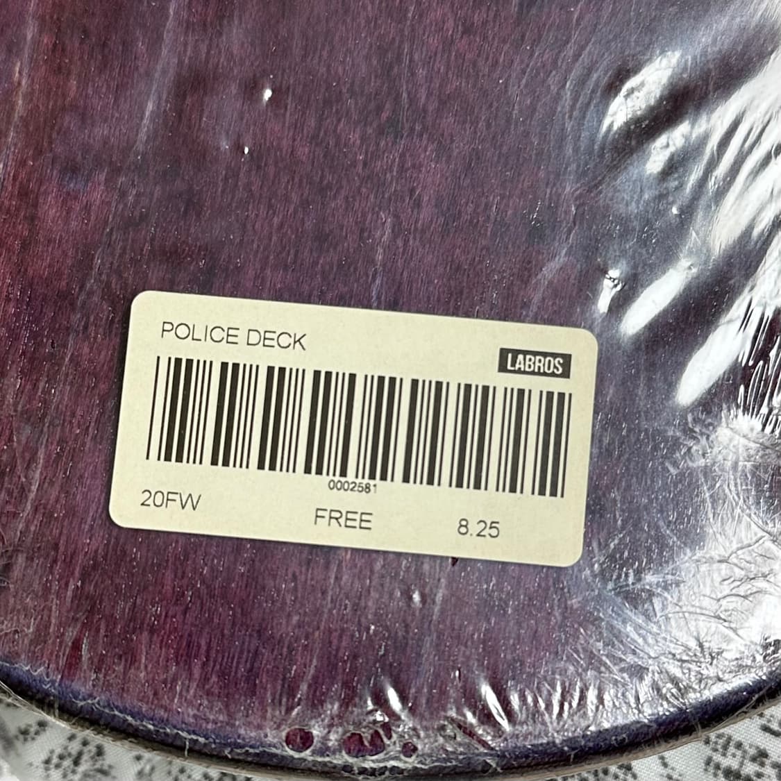 라브로스 폴리스 데크 8.25사이즈 (스케이트보드 데크) 상품이미지2