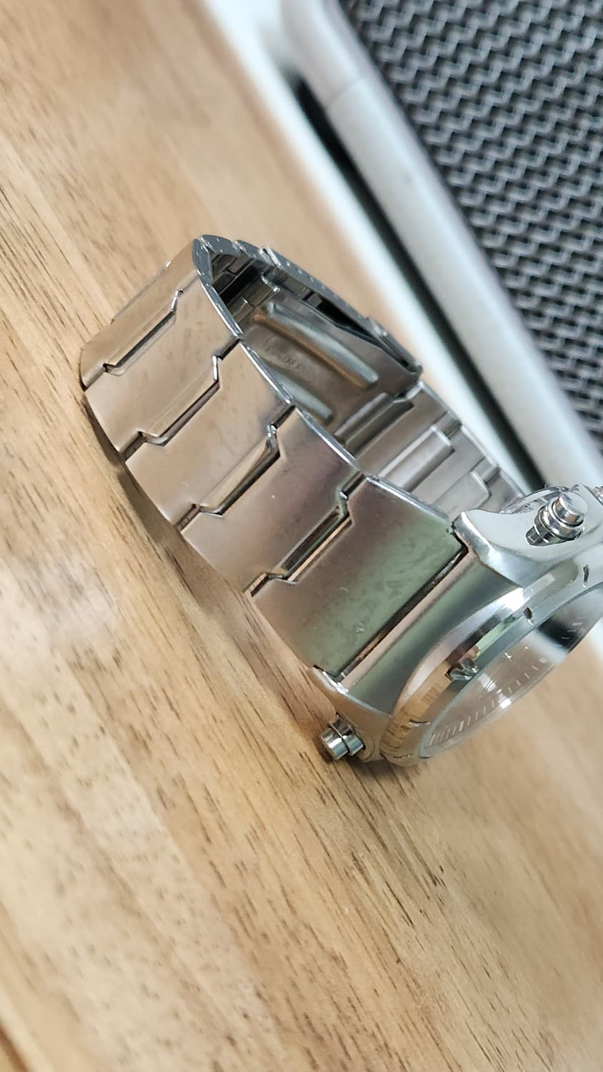 #세이코 알바 빈티지 레어 아나디지 월드 타임 티타늄 손목시계 급처 상품이미지5