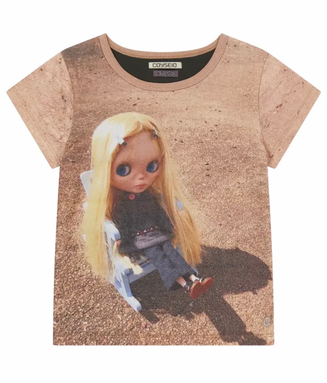 코이세이오 브라이스돌 그래픽 티 애쉬브라운 상품이미지1