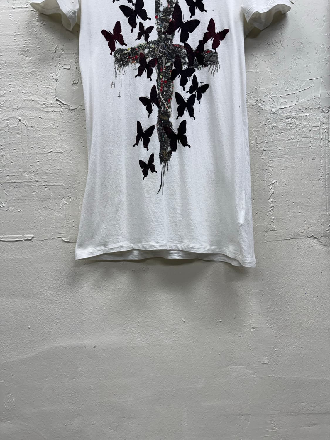 Kmrii x gunda 00s archive cross t shirts 상품이미지5