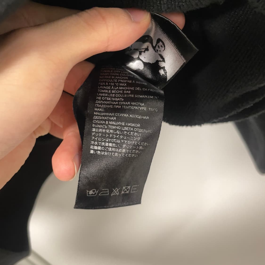 INNIR 헤비웨이트 블랙 후드 집업 상품이미지3