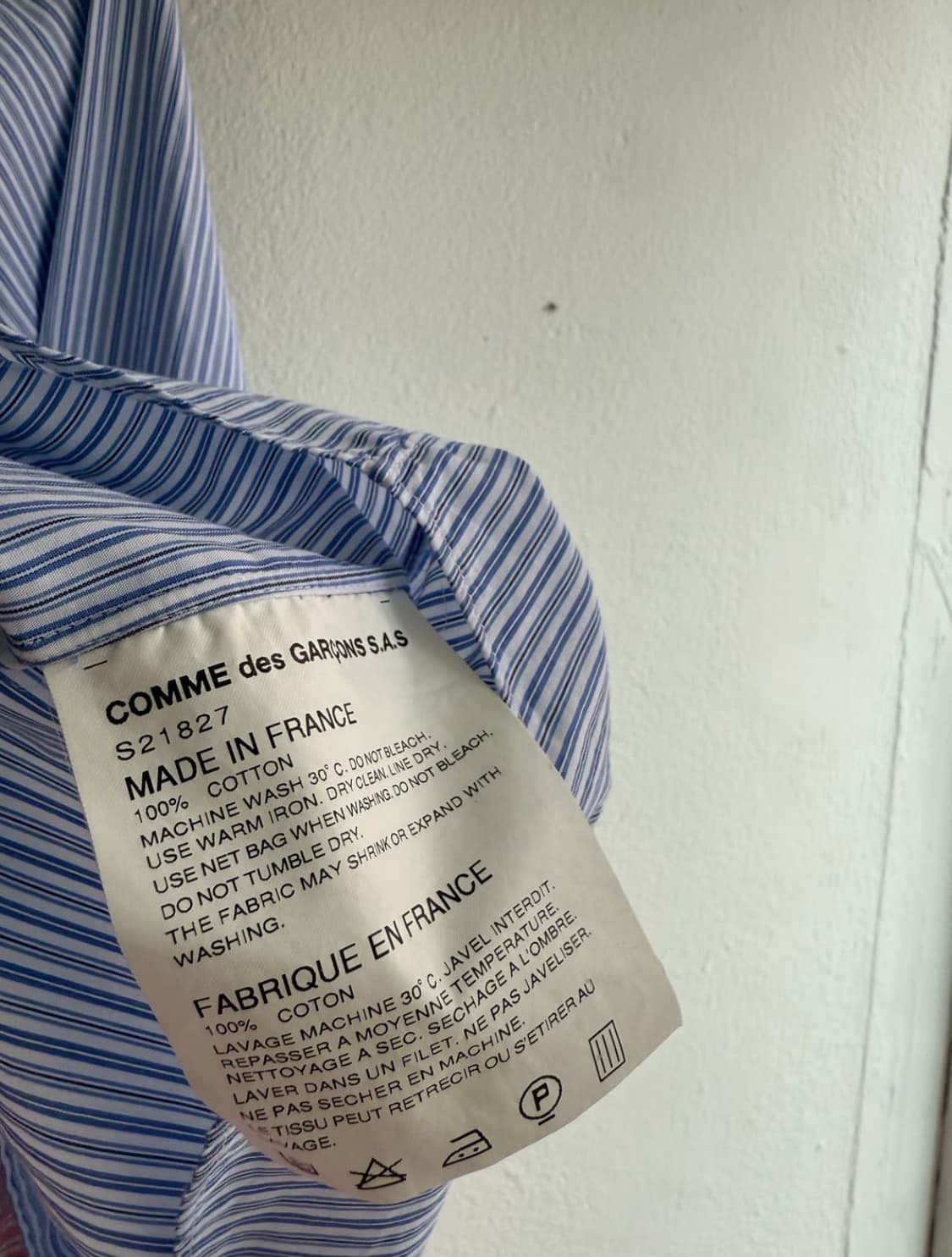 Comme des garcons shirt 꼼데가르송 도트 셔츠 상품이미지3