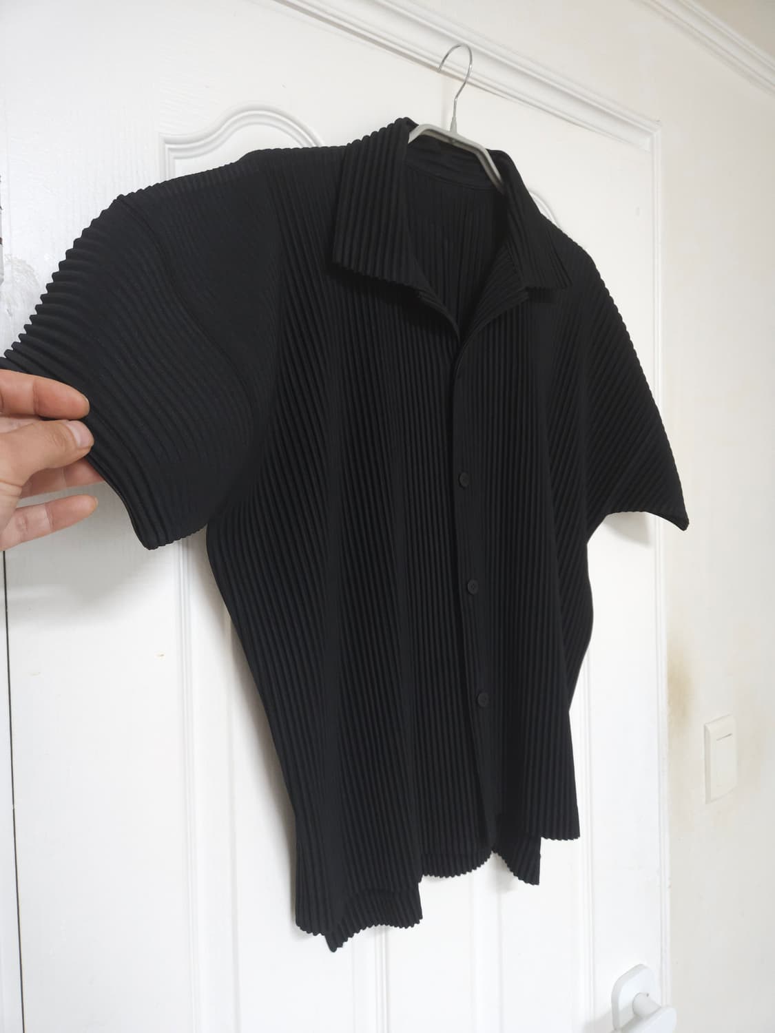 이세이 미야케 옴므 플리세 반팔 셔츠 2사이즈 블랙 상품이미지5