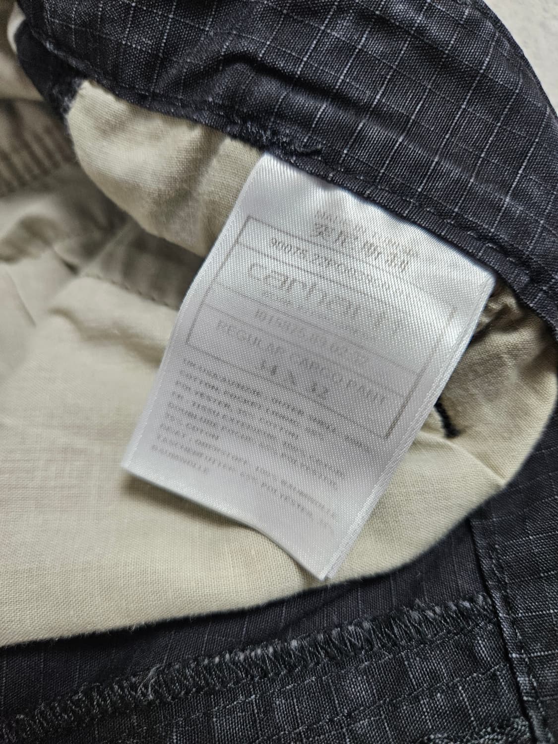 칼하트 립스탑 카고팬츠 블랙 34x32 상품이미지9