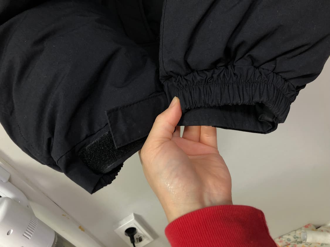 스웰맙 남성 700필 빵빵한 택티컬 오버핏 구스다운 숏패딩 _ 블랙 상품이미지3