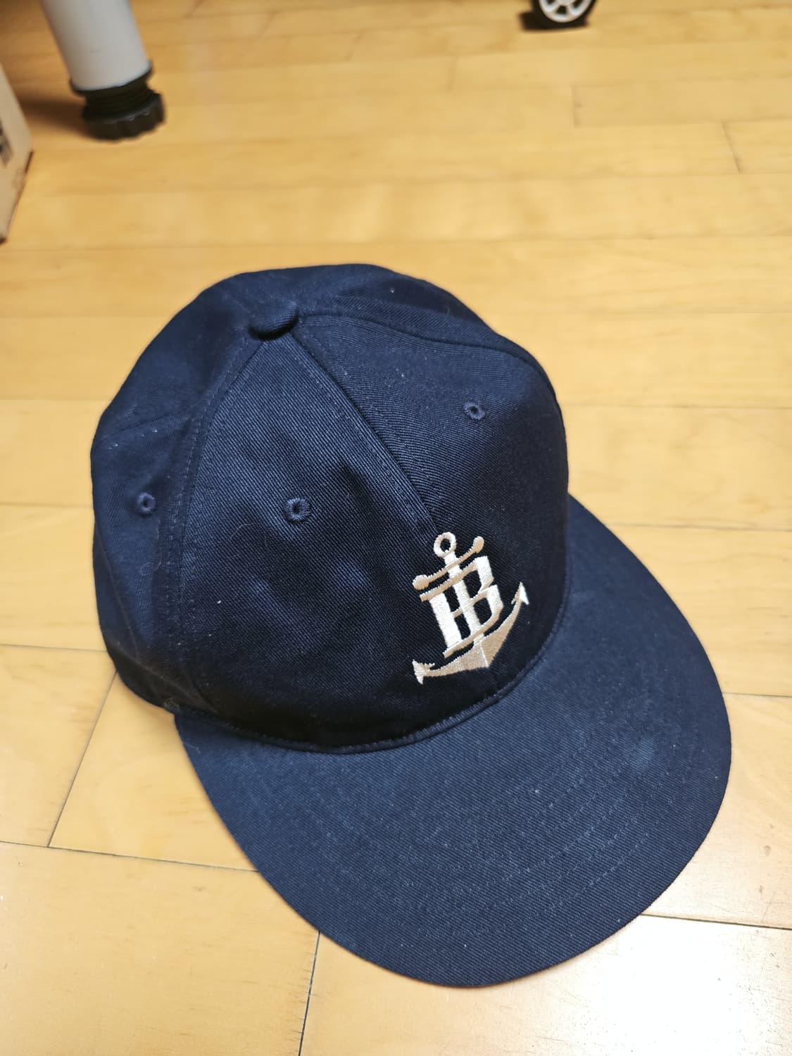 반츠 앵커 로고 코튼 트윌 빈티지 베이스 볼캡 모자 네이비 상품이미지1