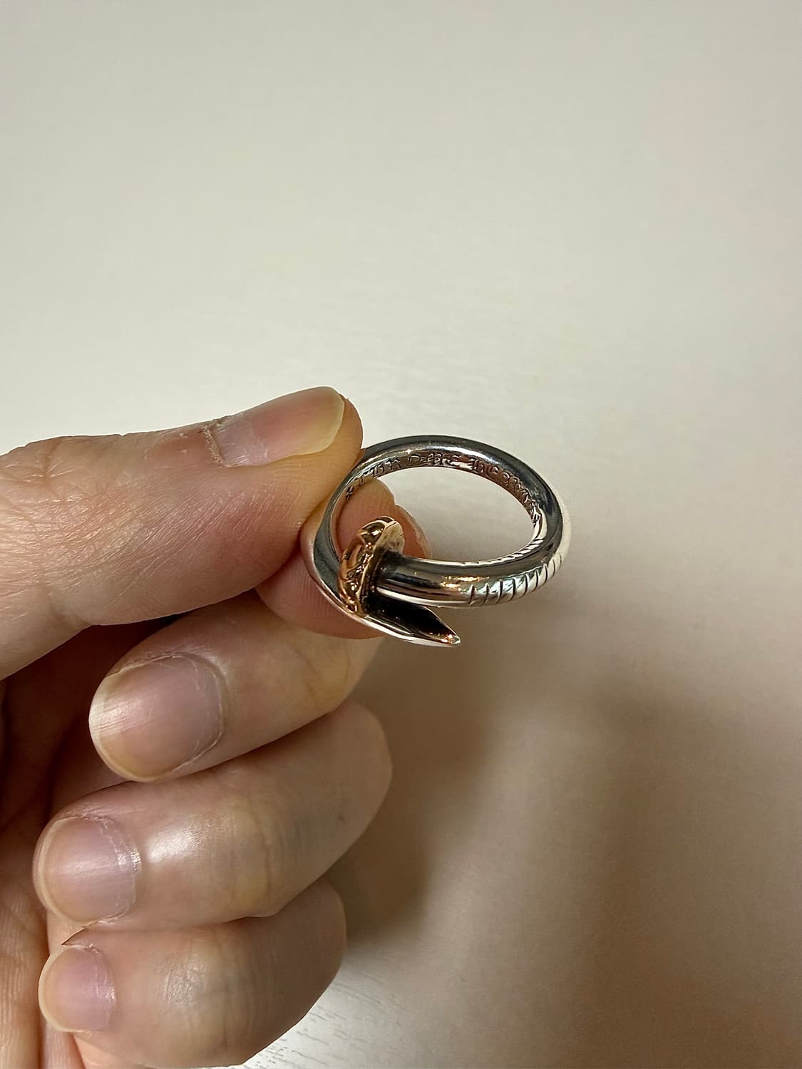 [US 7.5] 크롬하츠 네일 링 상품이미지1