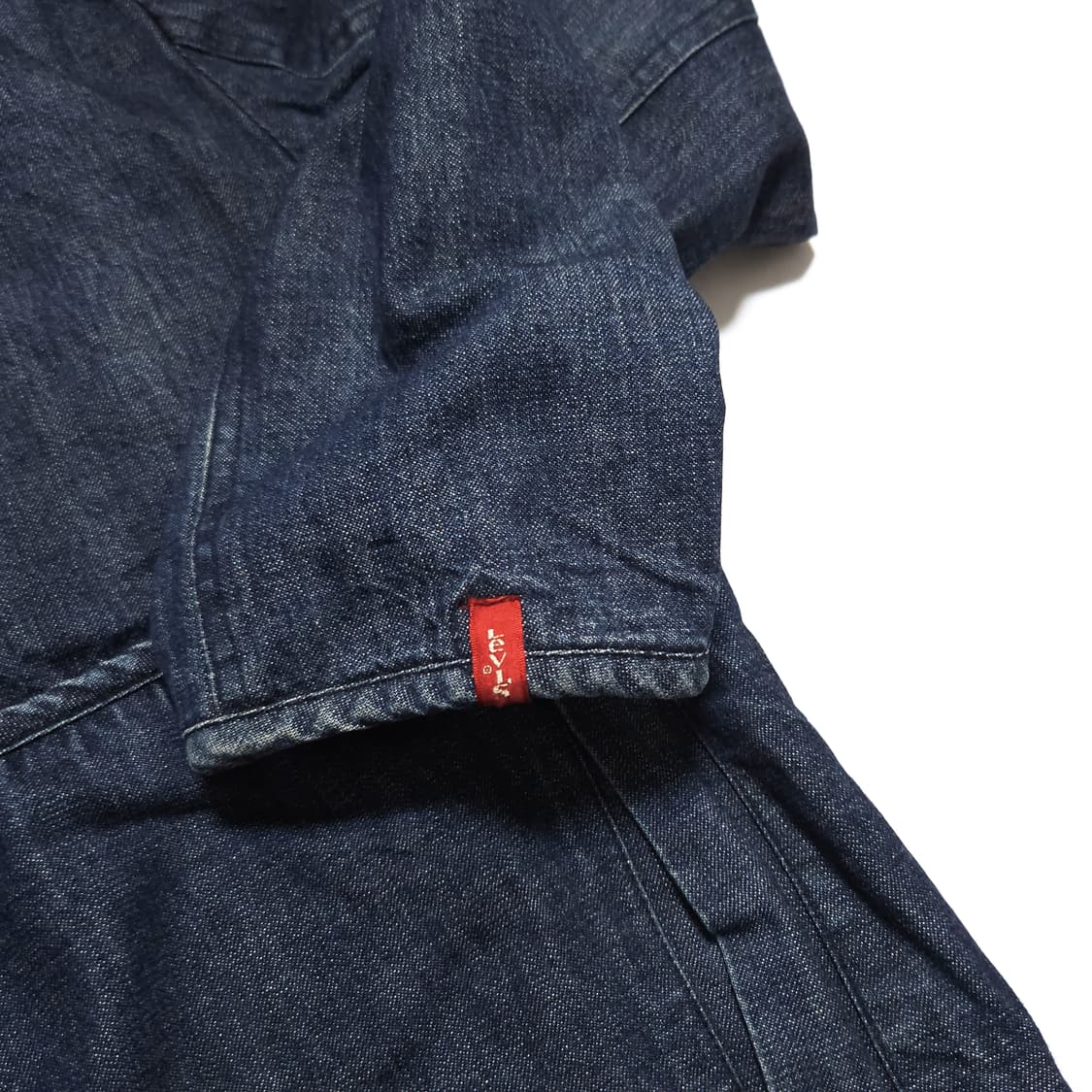 00s 리바이스 Levis 워싱 데님 파카 야상 자켓 상품이미지6