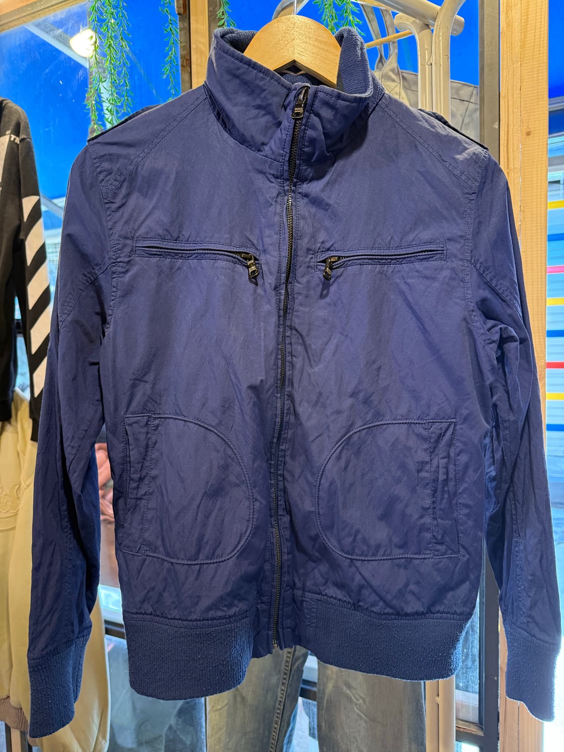 휴고 보스 윈드브레이커 블루종 상품이미지1